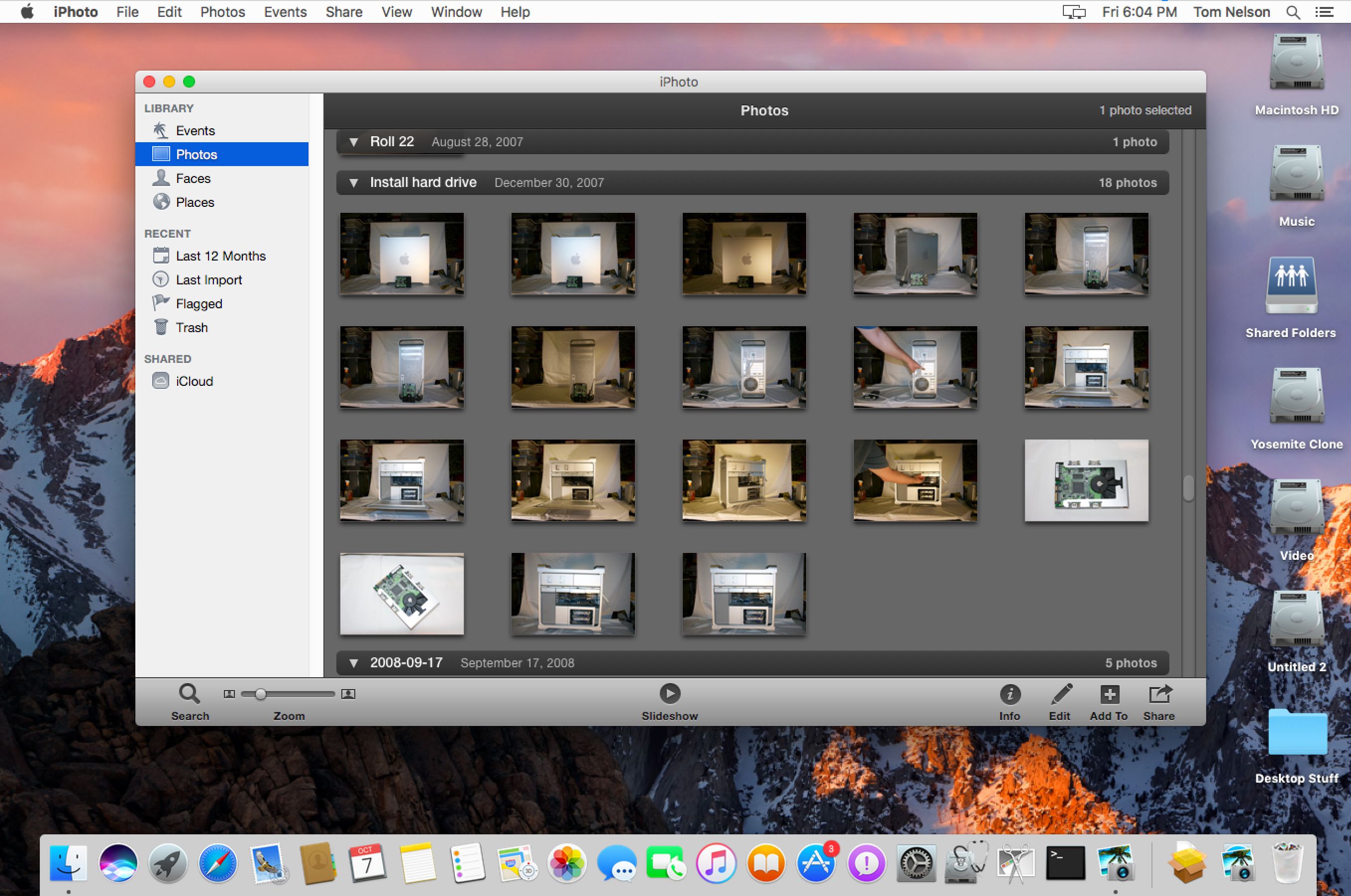 iphoto for mac os x